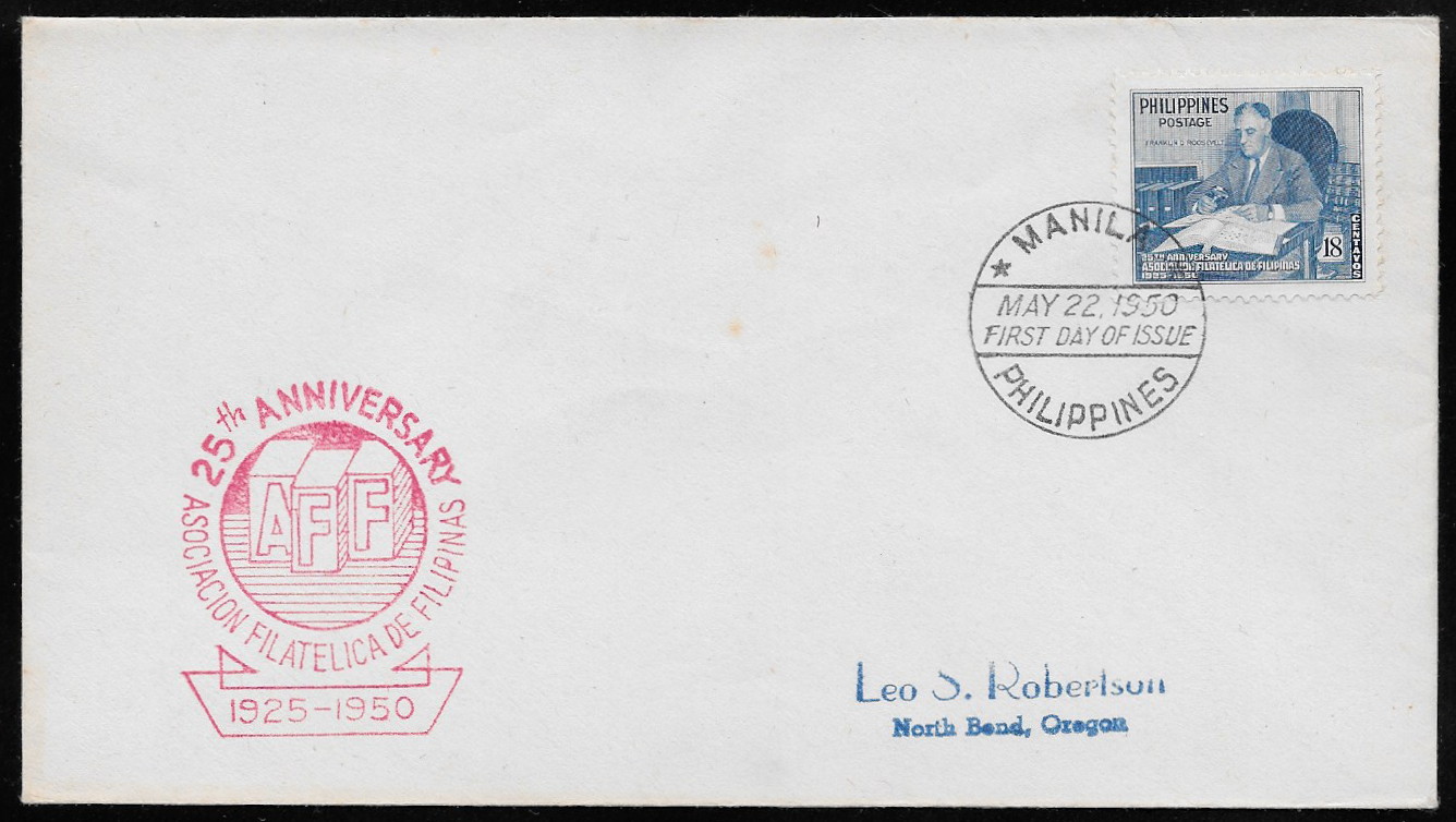 Philippines 1950 First Day Cover 